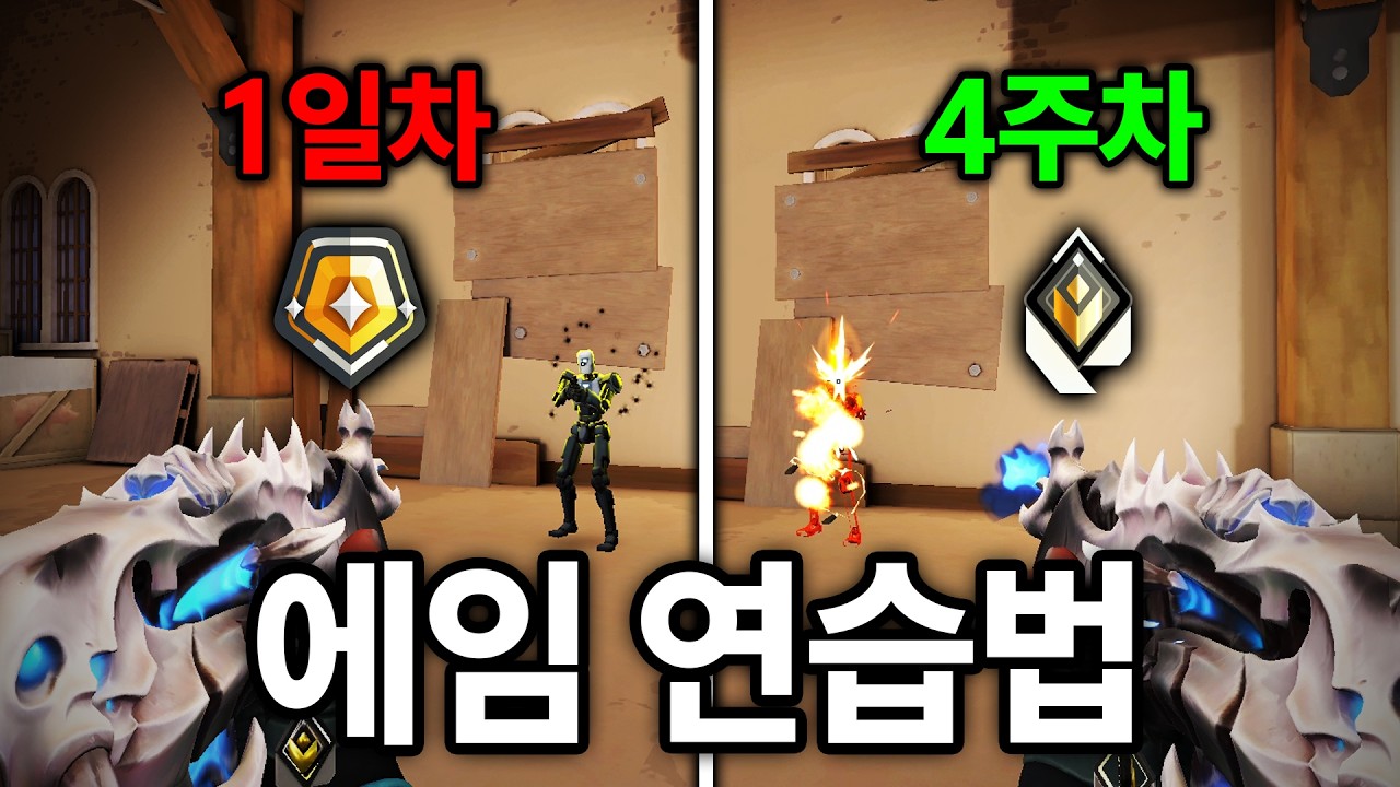 티어 한 단계는 올려주는 에임 연습법