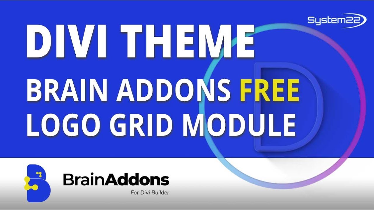Divi Brain Addons Free Divi Plugin Logo Grid Module 👍