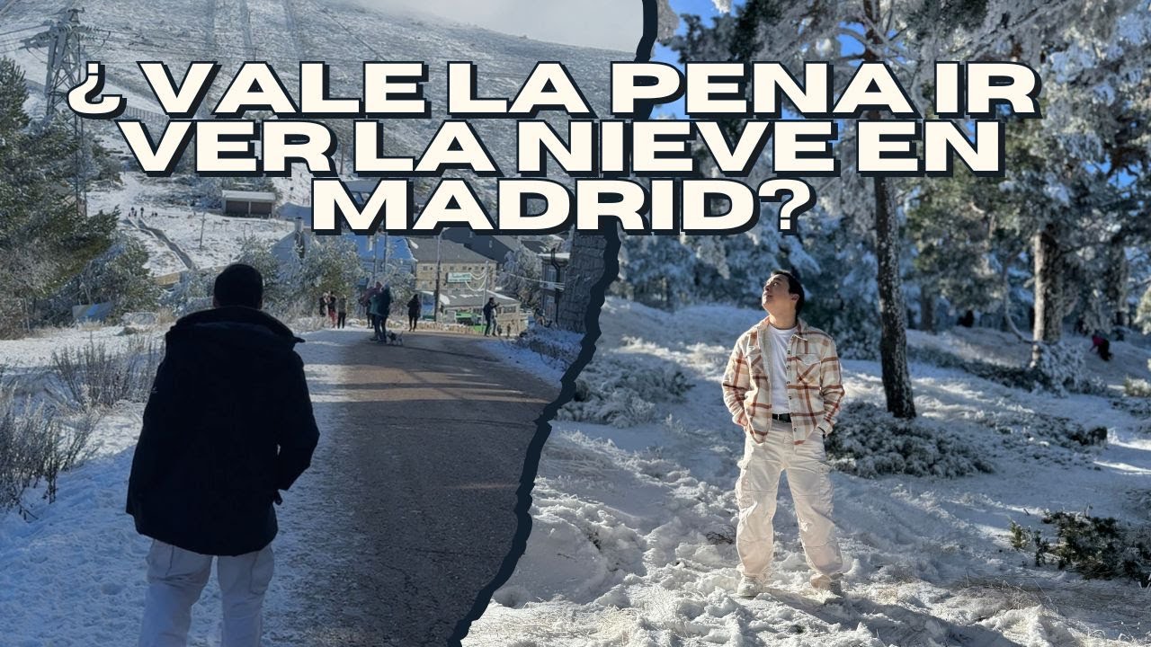 Donde ver la NIEVE EN MADRID? - Puerto de Navacerrada - Rascafria
