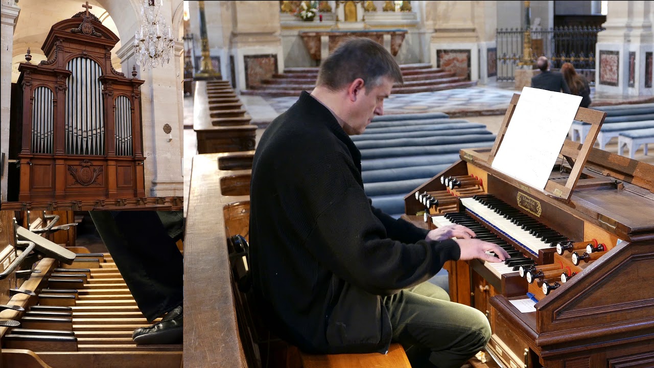 J.S. Bach Prélude en la mineur BWV 569  - Christian Ott, l'orgue de choeur Saint-Louis de Versailles