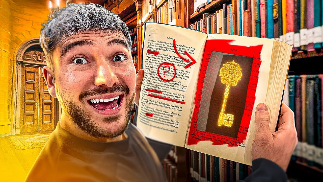 Seul UN livre contient la clé pour sortir !