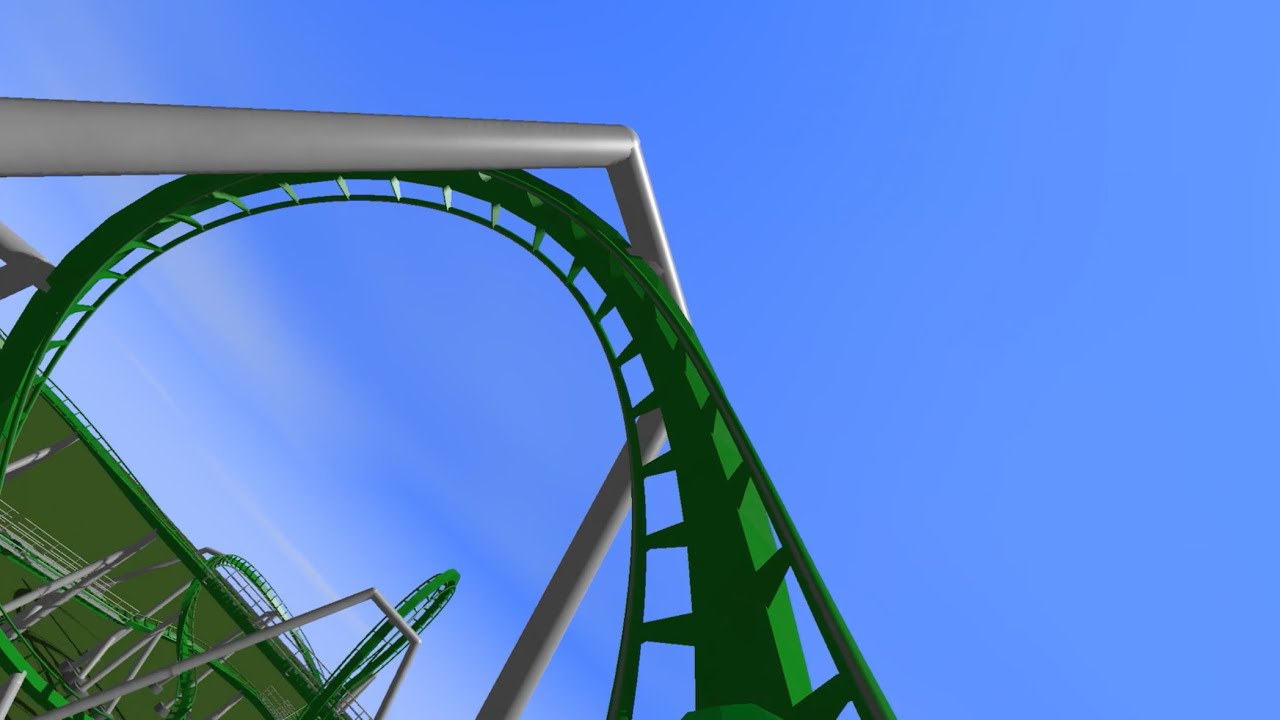 My first coaster in Ultimate Coaster 3 (The Incredible Hulk Coaster Recreation (kinda)