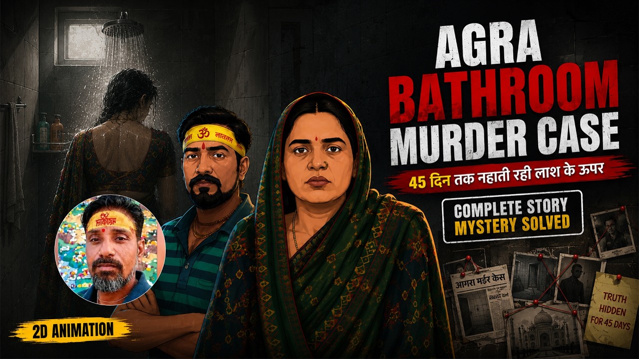Agra Bathroom Murder Case | Full Story Explained | Mystery Solved | 2D Animation