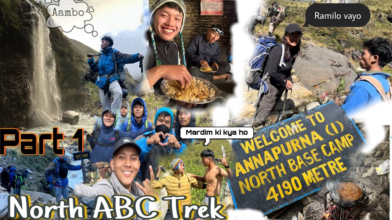 North Annapurna Base Camp ⛺️Trek /Part 1