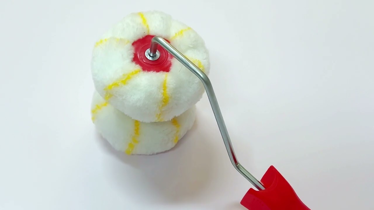 MSN Double Wheel Roof Roller Special-shaped Paint Roller Color Steel Tile Pipe Roller Brush