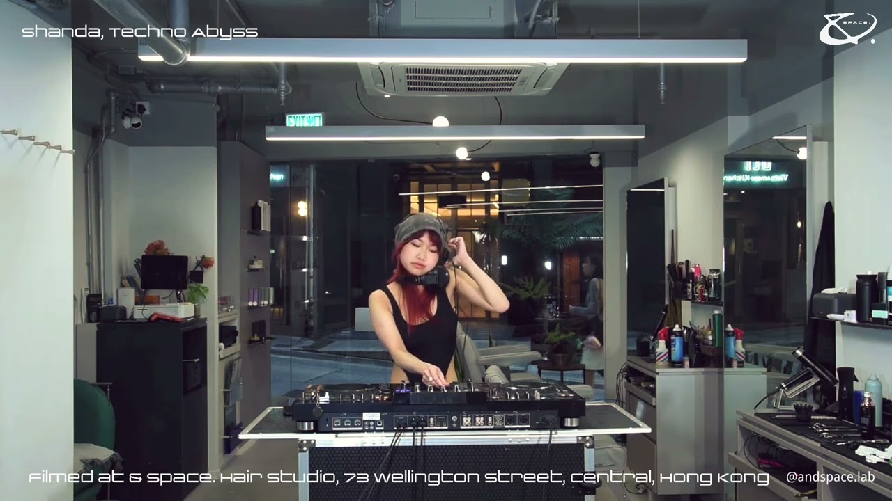 1 Hour Techno Set in Hong Kong Hair Salon | Shanda @&Space. Hong Kong