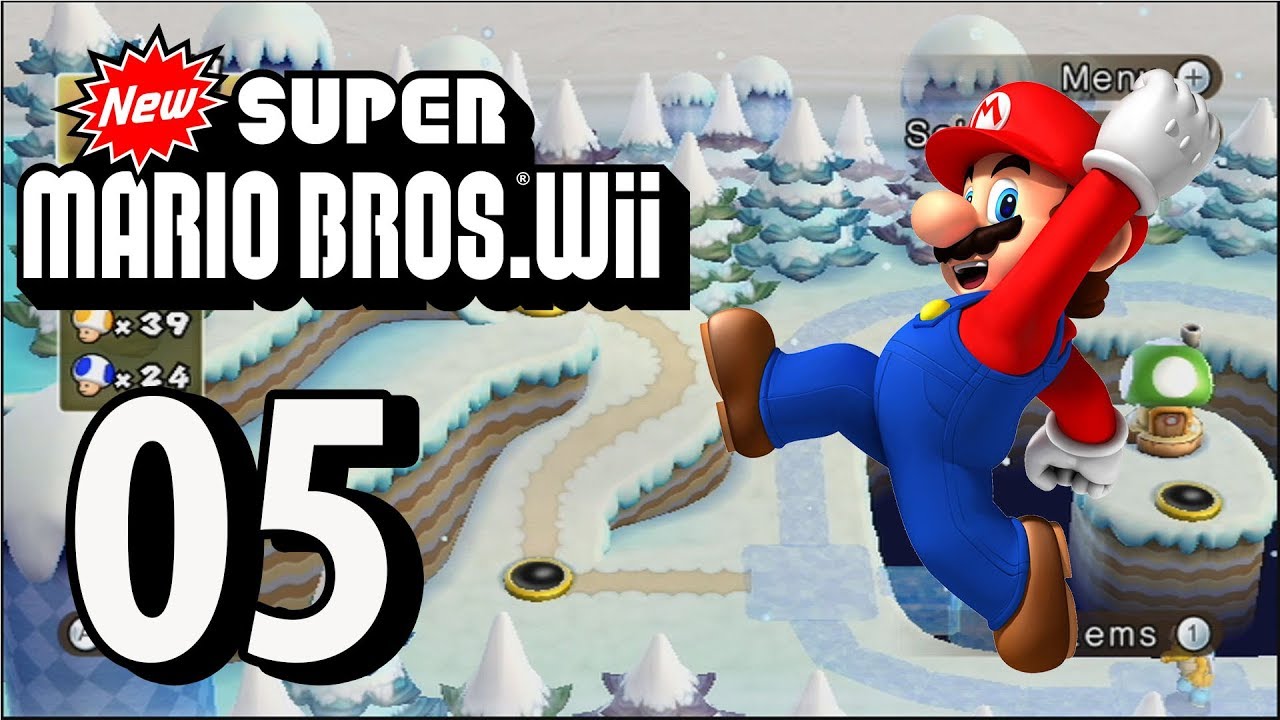 Новая игра Super Mario Bros. Wii — Часть 5 (4 игрока, 2018)