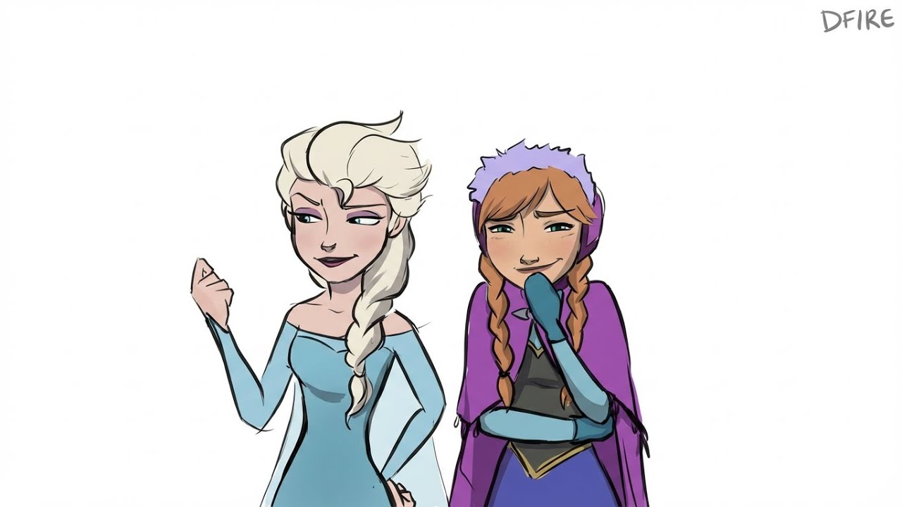 Hiccup Jack Frost Anna Elsa Fan Comic AI Dub