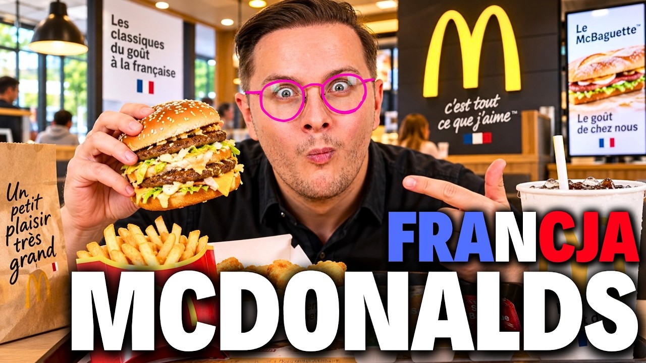 ZJADŁEM WSZYSTKO CZEGO NIE MA W POLSKIM MCDONALD&rsquo;S - CZY FRANCJA MA LEPSZEGO MACDONALDA?!