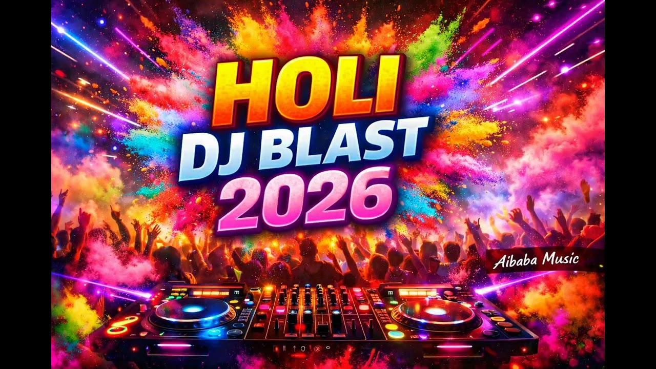 HOLI DJ BLAST 2026 💥 रंग बरसे DJ Remix | New Holi Dance Song 2026 | Aibaba Music