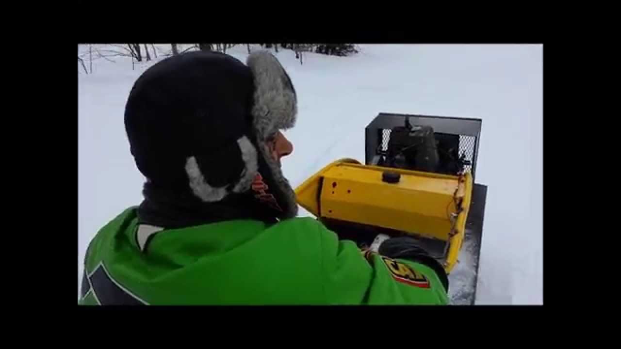 1964 Hus-Ski 200 / rotax engine 247cc / a little ride for fun / part 2