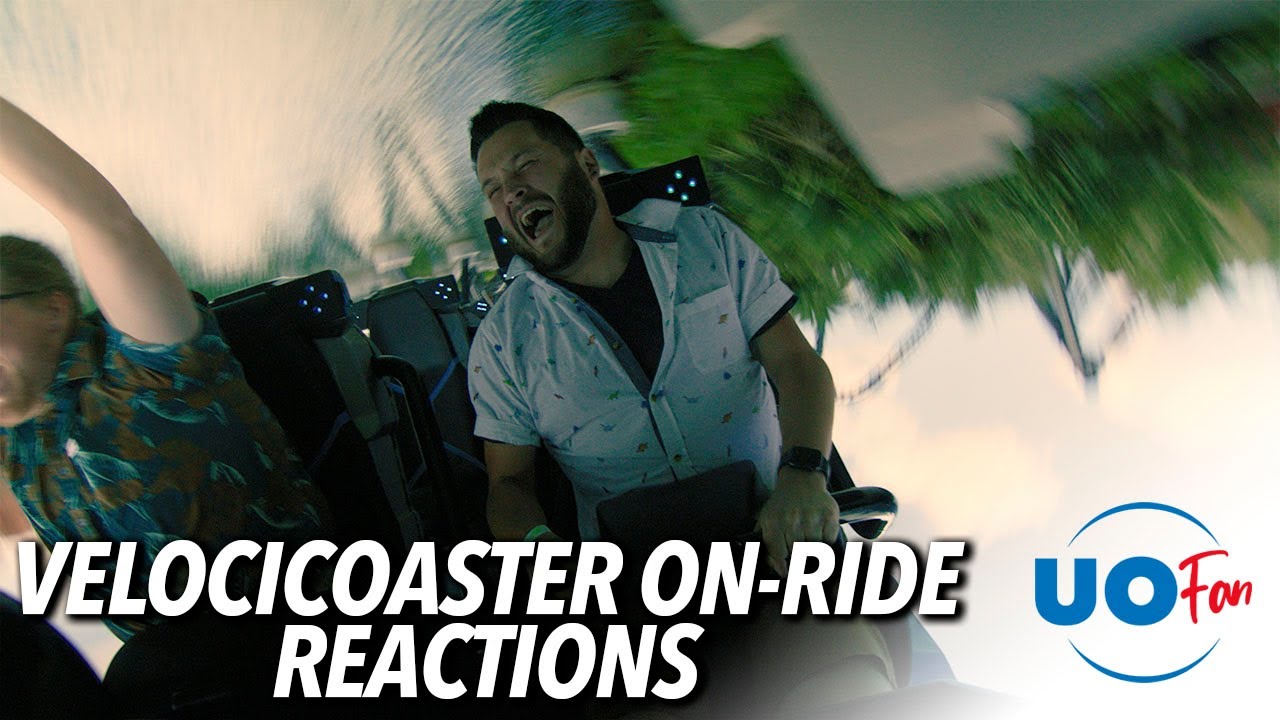 VelociCoaster On-Ride Camera Reaction Experience