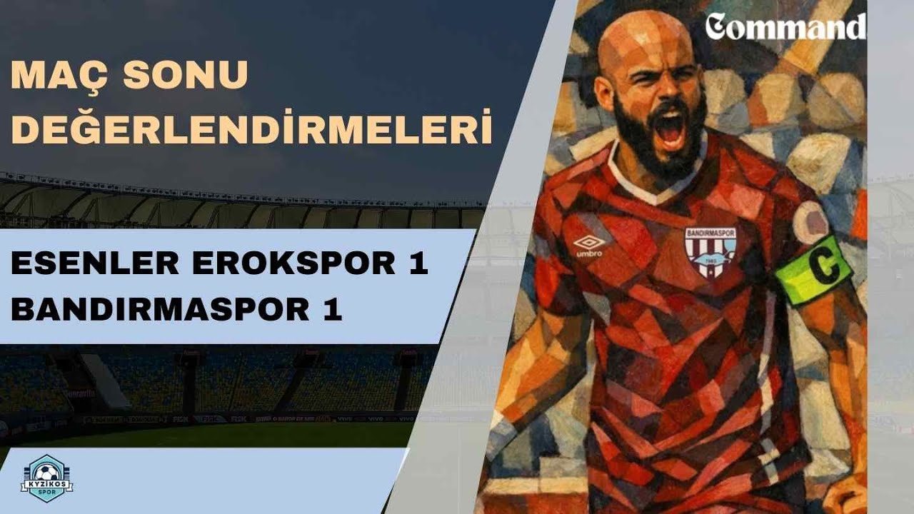 Erokspor 1 - Bandırmaspor 1 - 10 Kişi ile 1 Puan Çok Kıymetli... İçerdeyiz... Devam!