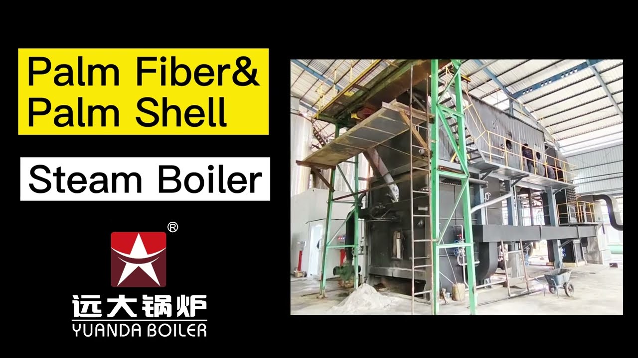 8ton Palm Oil Mill Boiler, Palm Fiber&Shell Boiler, Fluidized Bed Furnace, Palm Waste Biomass Boiler