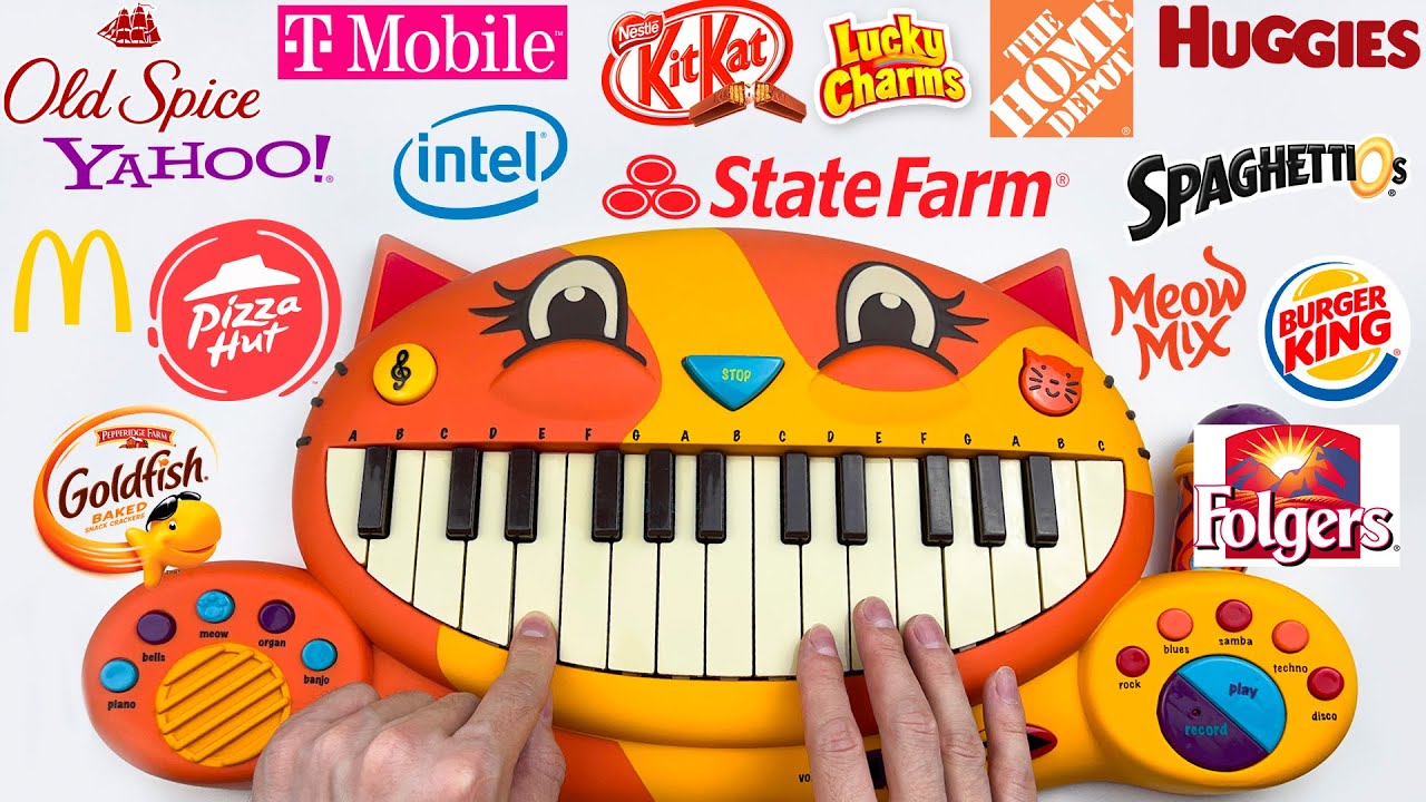 20 Famous Commercial Jingles on $10 Cat Piano