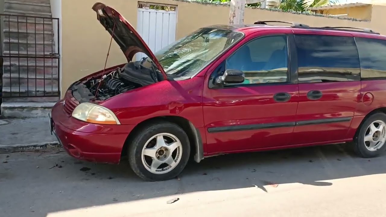 como cambiar  tubo de calefaccion de la bomba de agua ford windstar 3 8 98 al 03