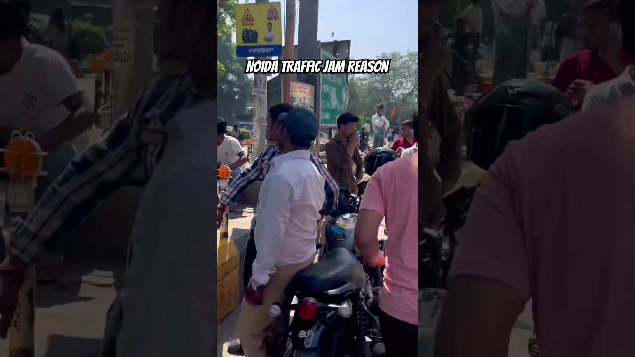 Noida Traffic Jam | Masik Vetan Dharna #vlogger #noidatraffic #noidasec15 #delhiupdates #dharna