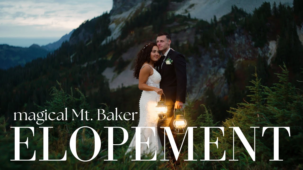 Magical Mountaintop Elopement in Mt. Baker Wilderness