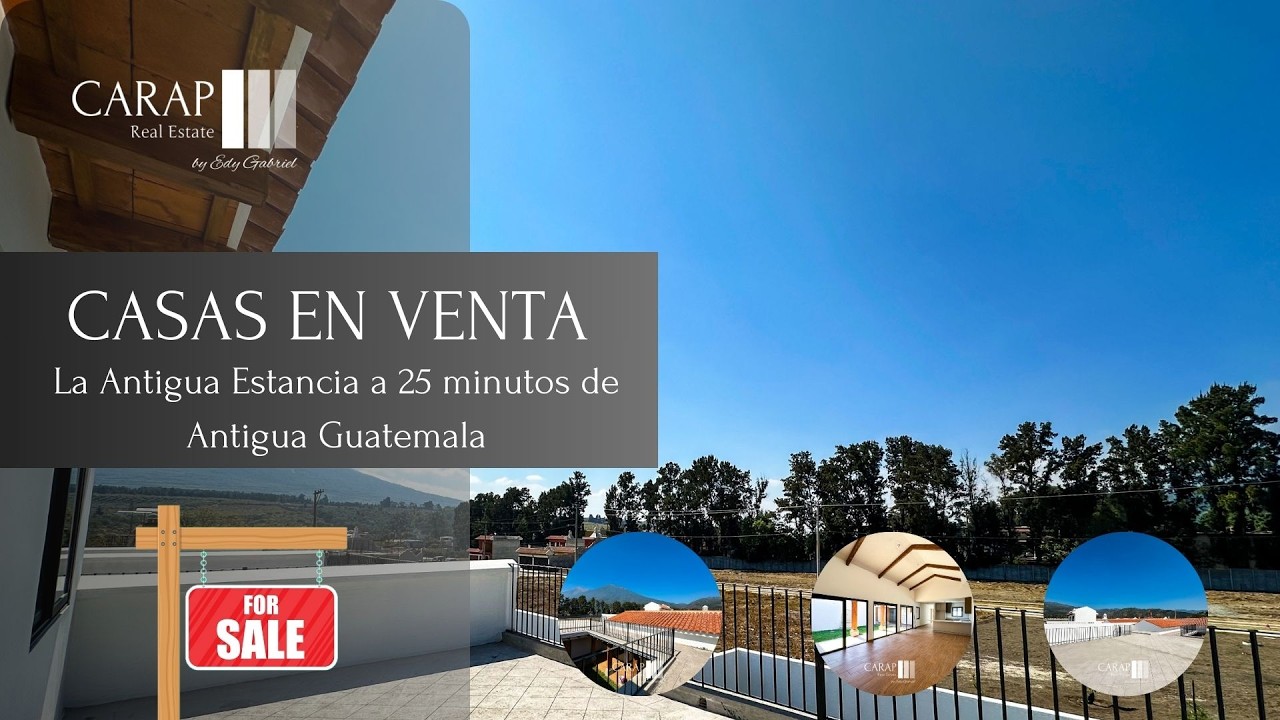 ¿Buscas casa cerca de Antigua? 🌋 ¡Te enseño 3 opciones en un mismo lugar!🏡