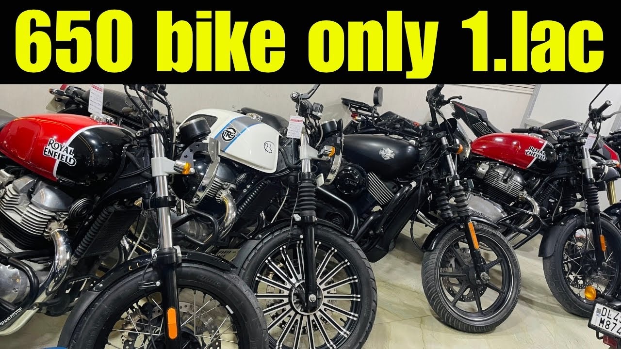 ₹1.lac /- से शुरू 🔥650 Biggest Used 650 bike sale | Second Hand Bullet | Old Bike Delhi