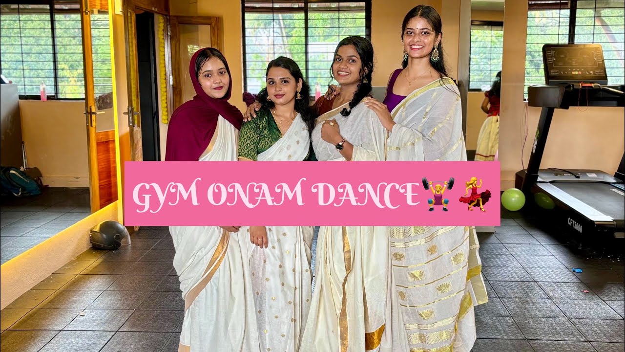 Gym Onam Dance🏋️‍♀️💃#gym #dance #onam