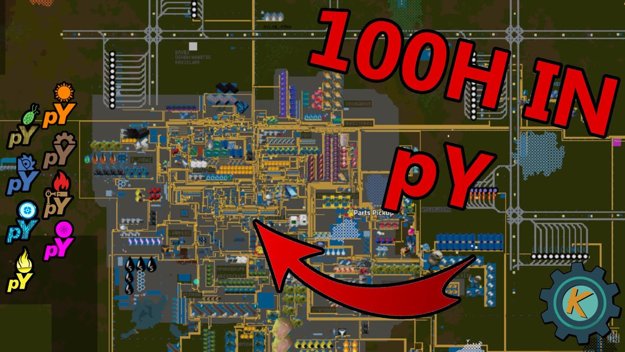 100 Hours In pYanodon's Gets You This! Factorio Base Tour And Recap.