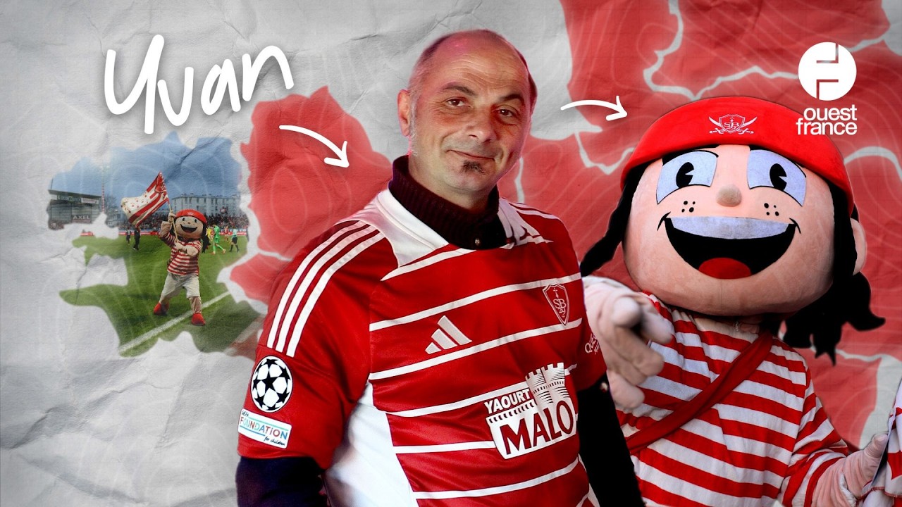 Yvan incarne Zef le pirate, la mascotte du Stade Brestois, depuis 13 ans [PORTRAIT]