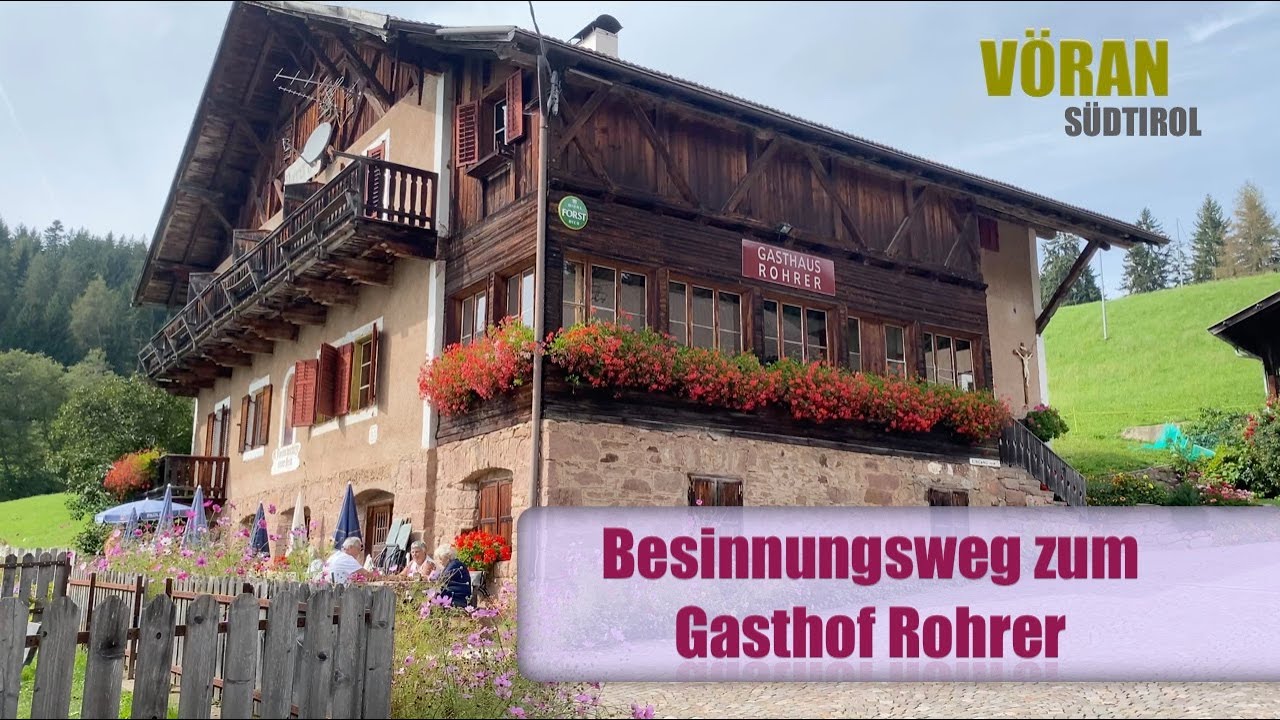 Gasthof Rohrer in Vöran - Südtirol / Alto Adige / South Tyrol