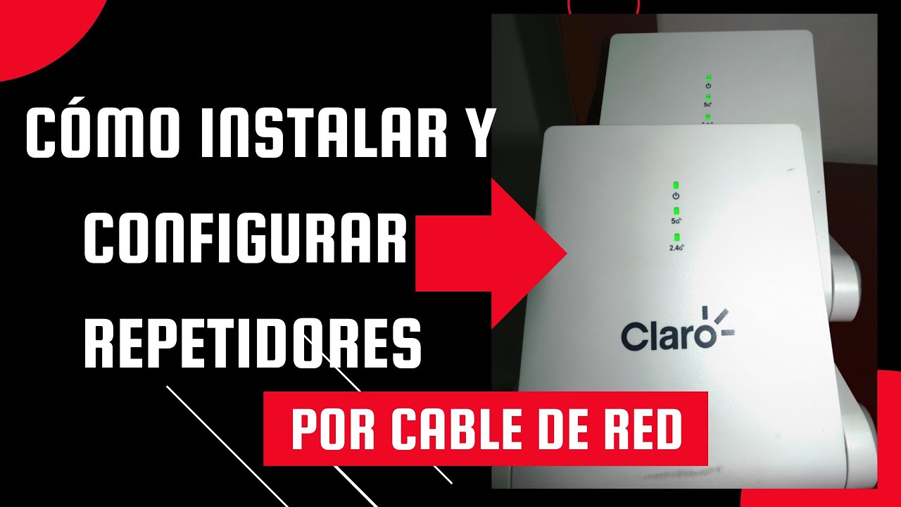COMO  INSTALAR Y CONFIGURAR REPETIDORES  EN 2025 TIPO PORTAFOLIO CON CABLE DE RED (INTERNET)