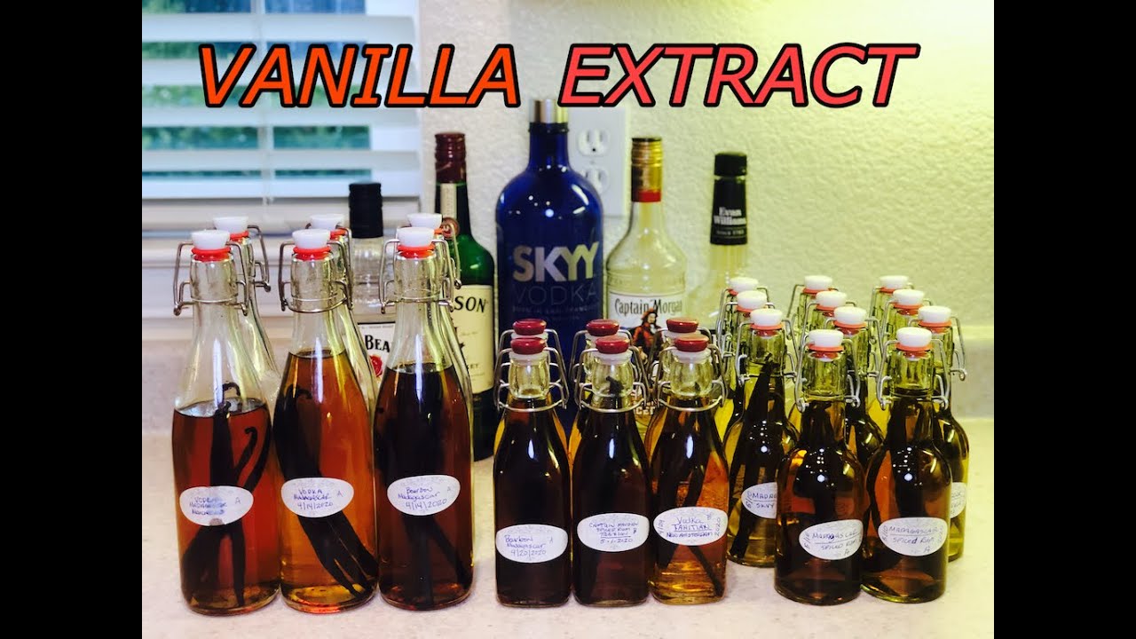 Homemade Vanilla Extract - Making the best vanilla bean extract - Vanilla bean information