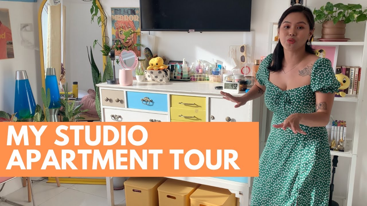 MY STUDIO APARTMENT TOUR! | 23 sqm studio - Philippines