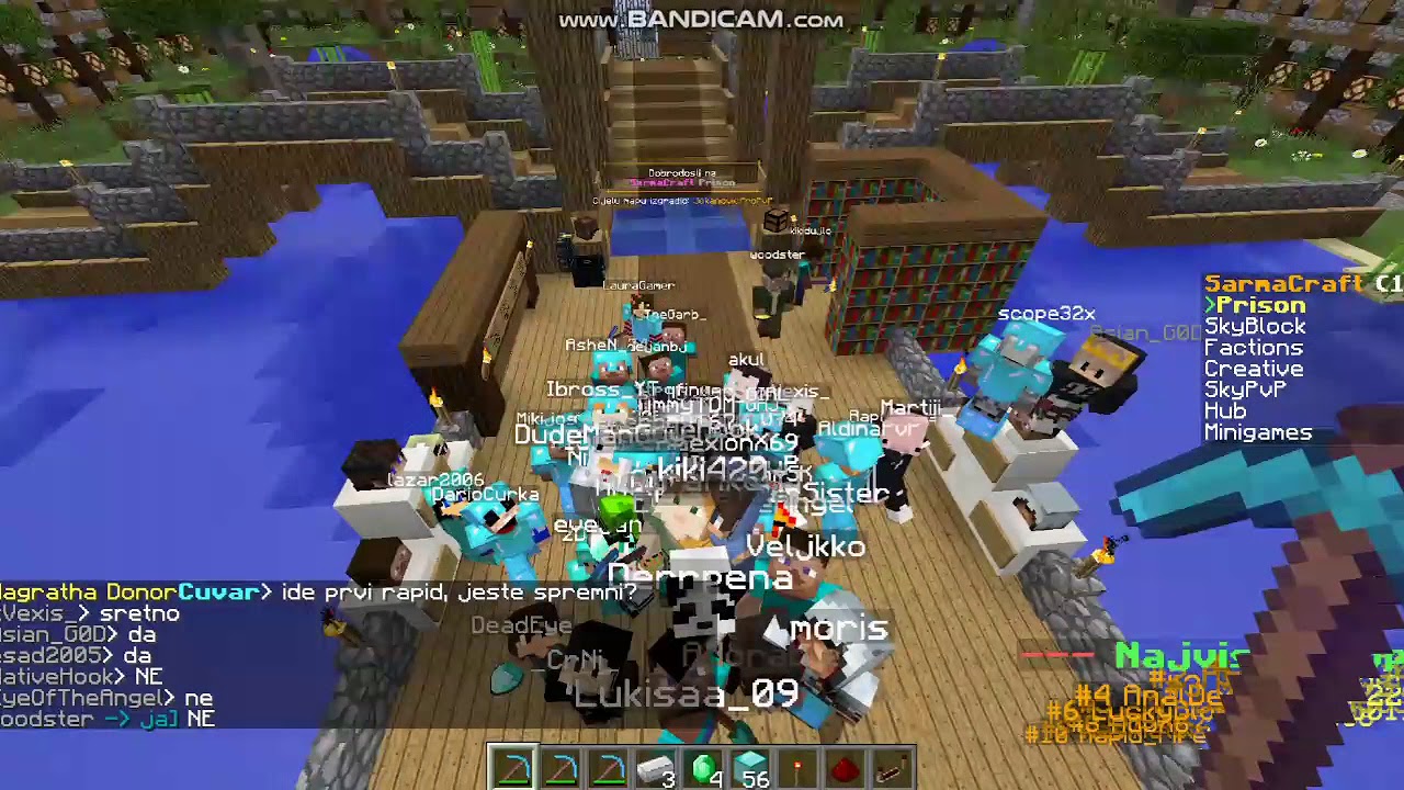 SarmaCraft - Prison - Bacamo 2 Rapida i 1 Universal na dropu