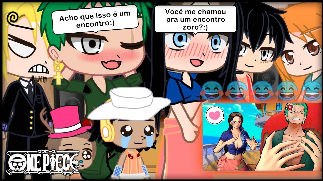Mugiwaras react Robin Perturbando o Zoro No one Piece VR!! 👀