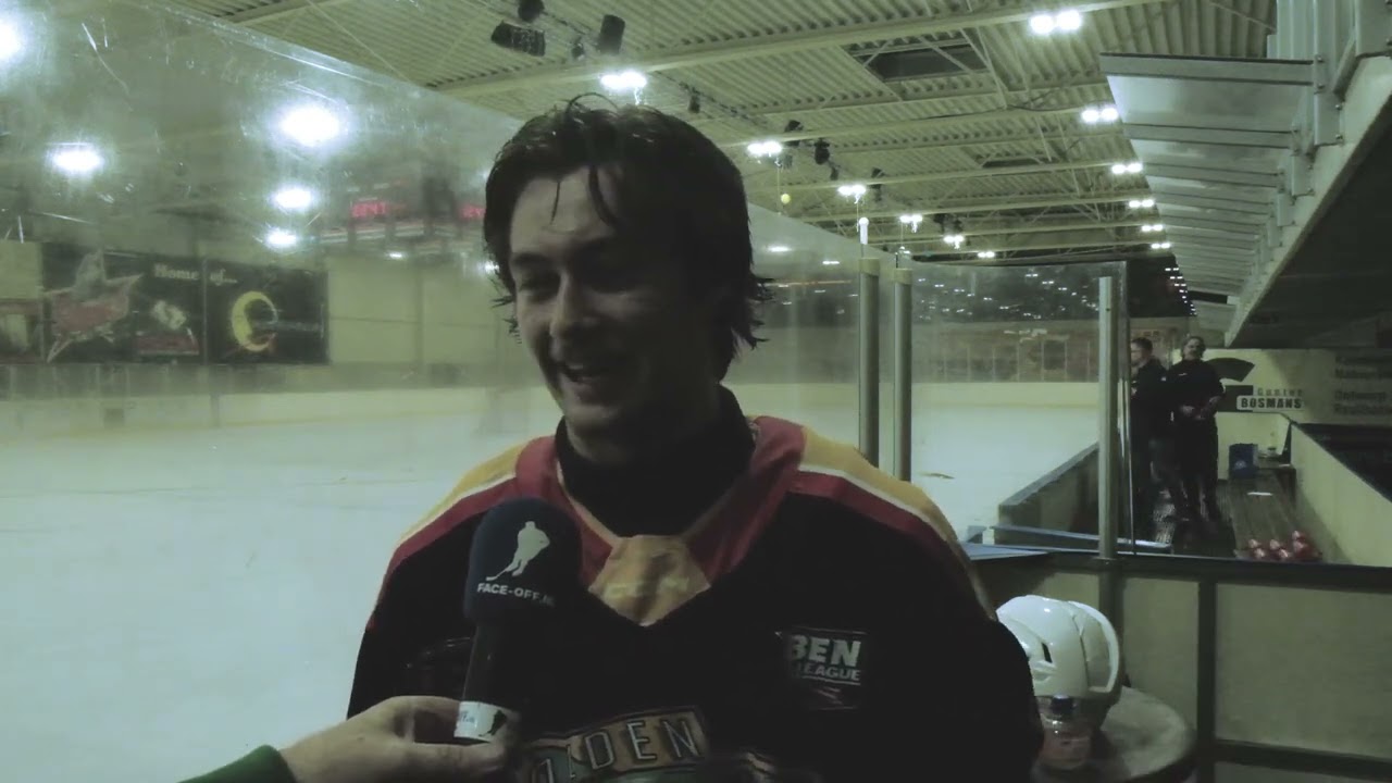 INTERVIEW: Levi Glasman Sharks Mechelen scored 2 goals in his debut vs  HIJS Hokij preseason CEHL