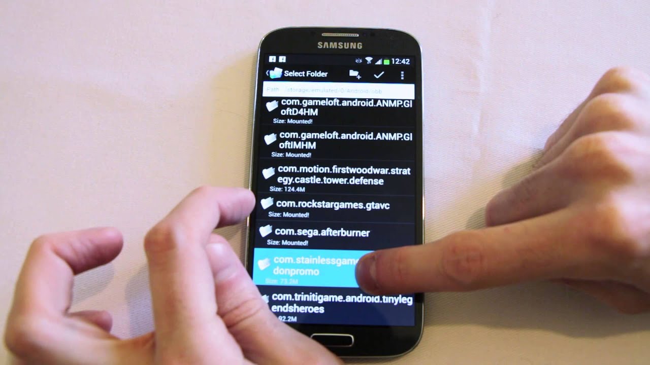 Solve Galaxy S4 storage problem Folder Mount root only - Androidizen