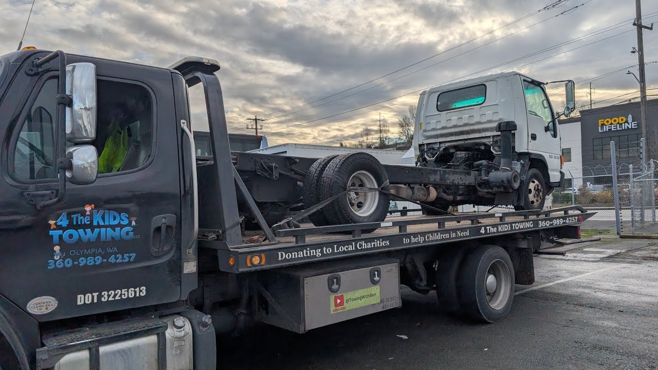 An Isuzu NPR for IAA and a Corvette