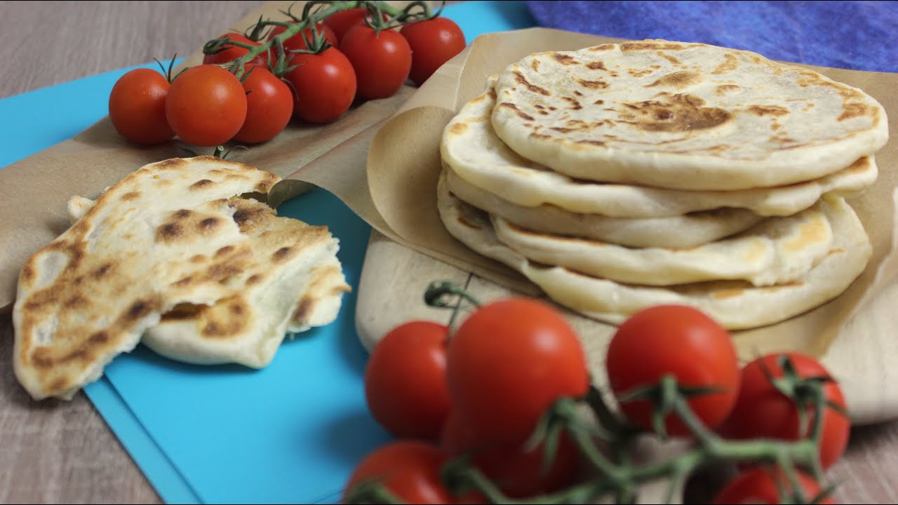 Tiganopsoma (Τηγανόψωμα)|griechisches Pita aus der Pfanne|ohne Hefe|Thermomix TM5 (vegan möglich)