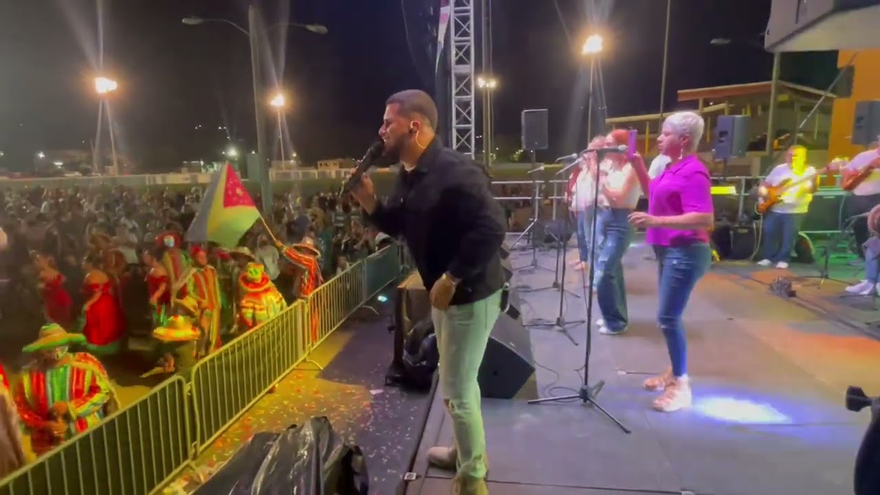 Himno de la Parranda La Nueva Generación y Rafael Romero Rosario en las Fiestas Patronales de Moca