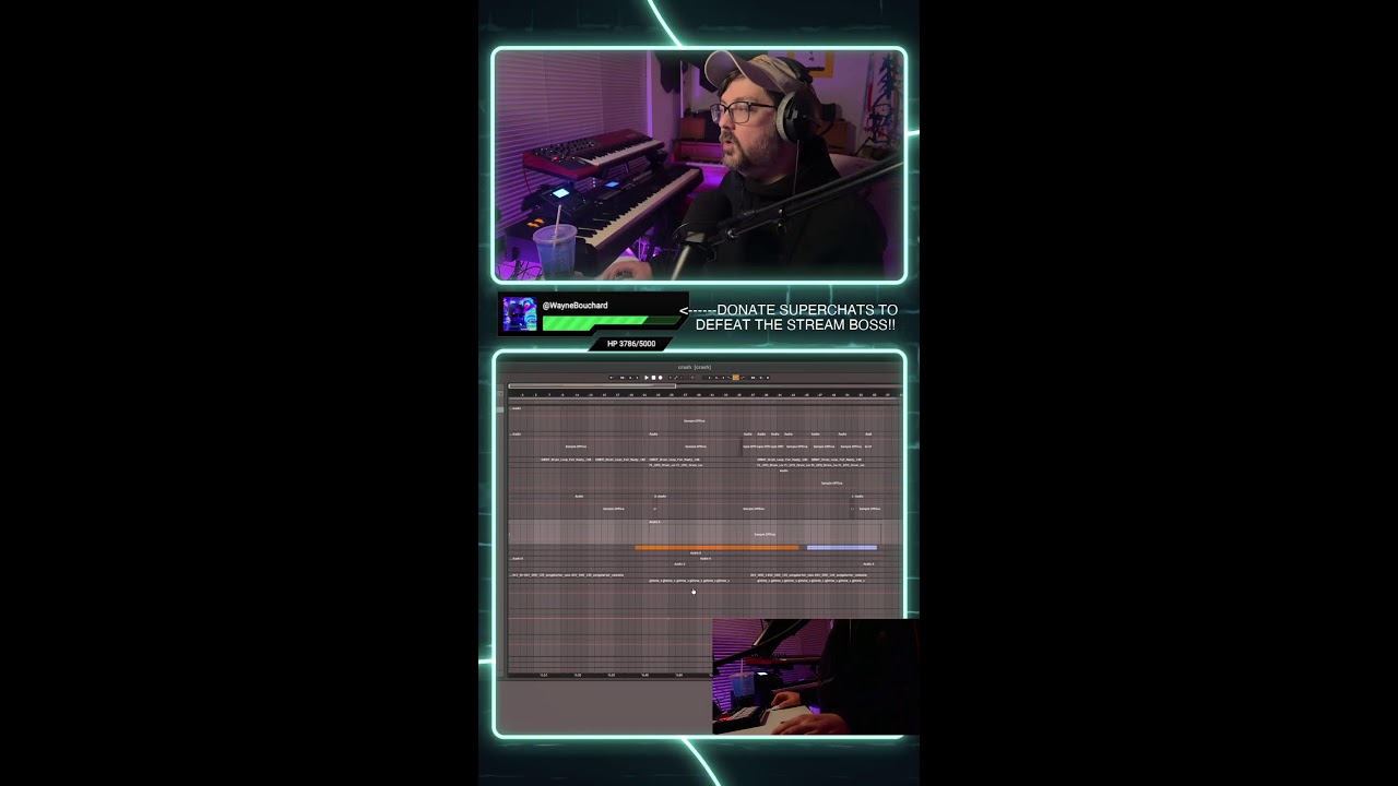 LIVE MUSIC PRODUCTION!! HELP ME MAKE MUSIC!!!! | SCORING FILMS | MAKING BEATS | SONIC DEBAUCHERY