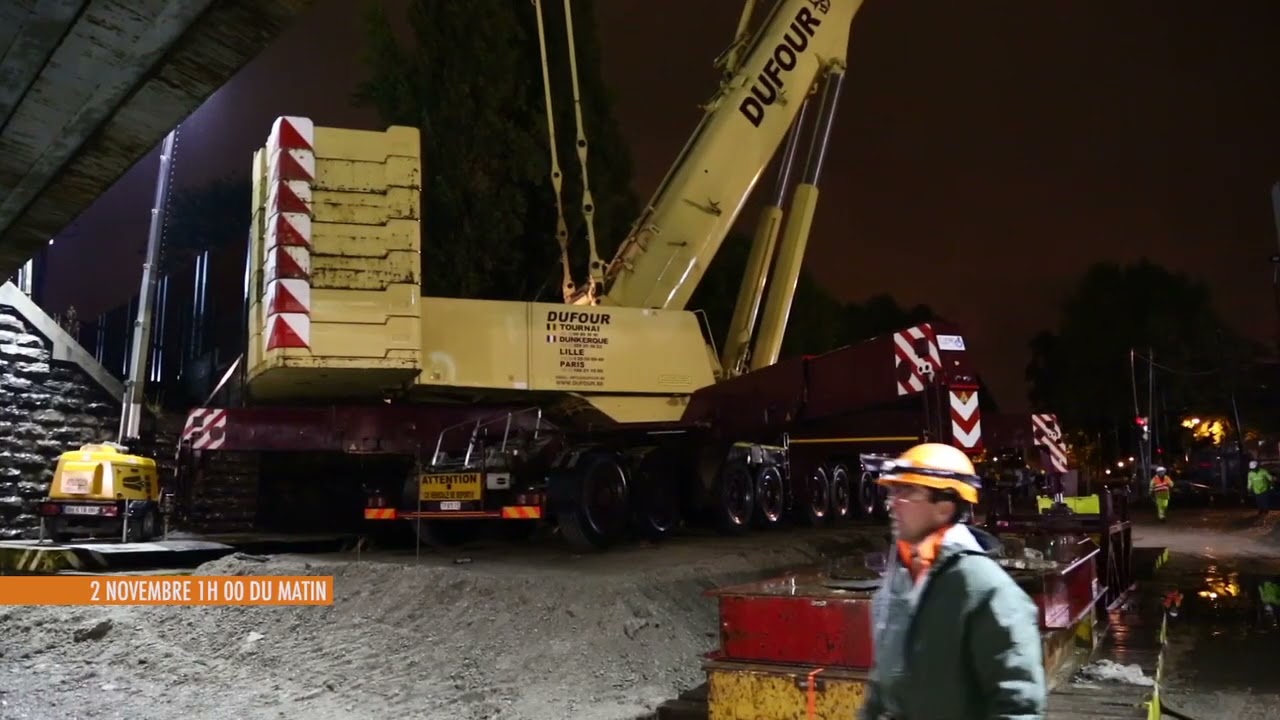 Travaux de modernisation du pont du Havre