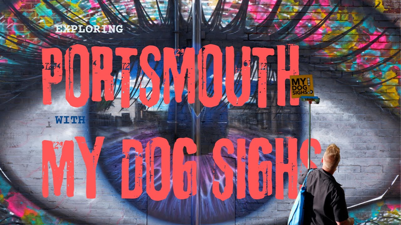 Exploring Portsmouth Street Art with My Dog Sighs | LookUp Festival Weekend