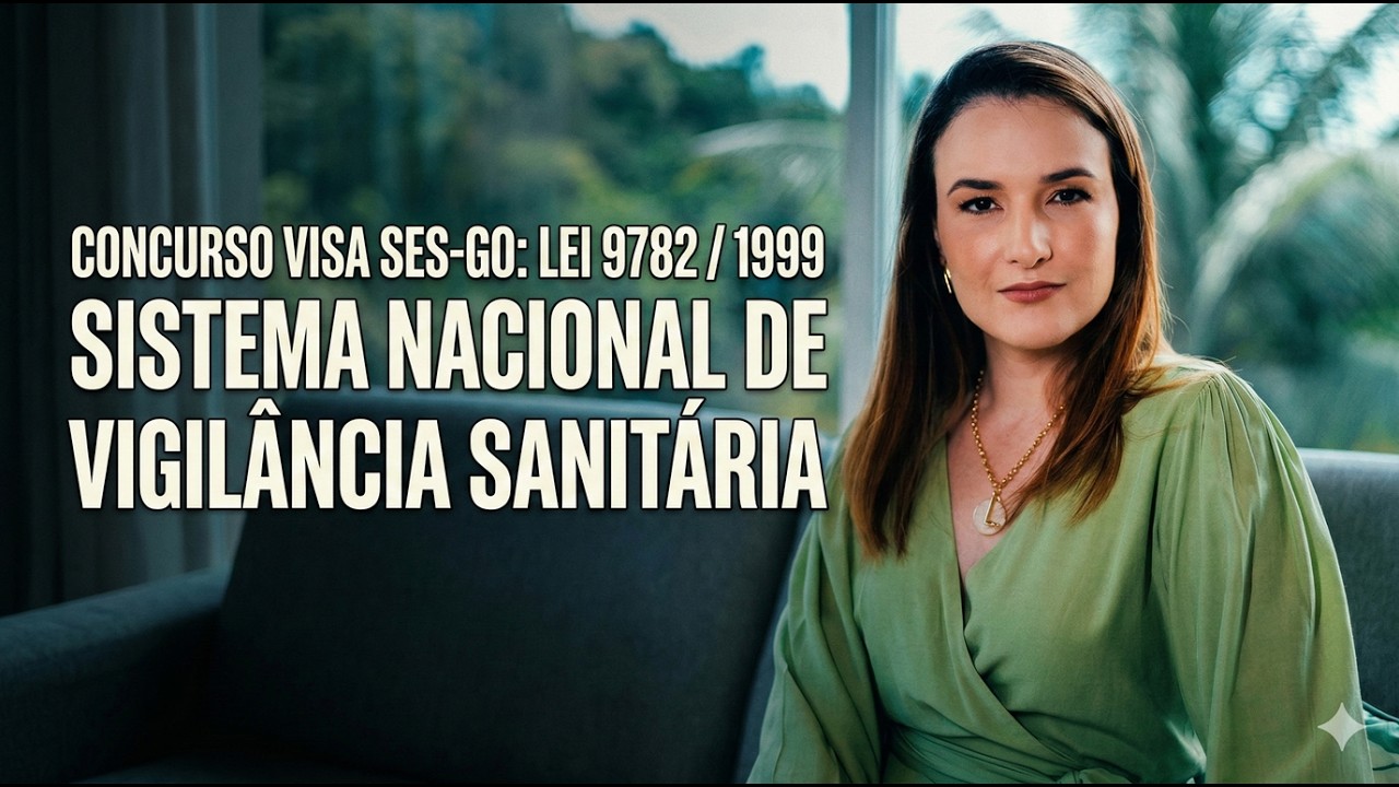 CONCURSO VISA SES-GO: LEI 9782 / 1999  - SISTEMA NACIONAL DE VIGILÂNCIA SANITÁRIA