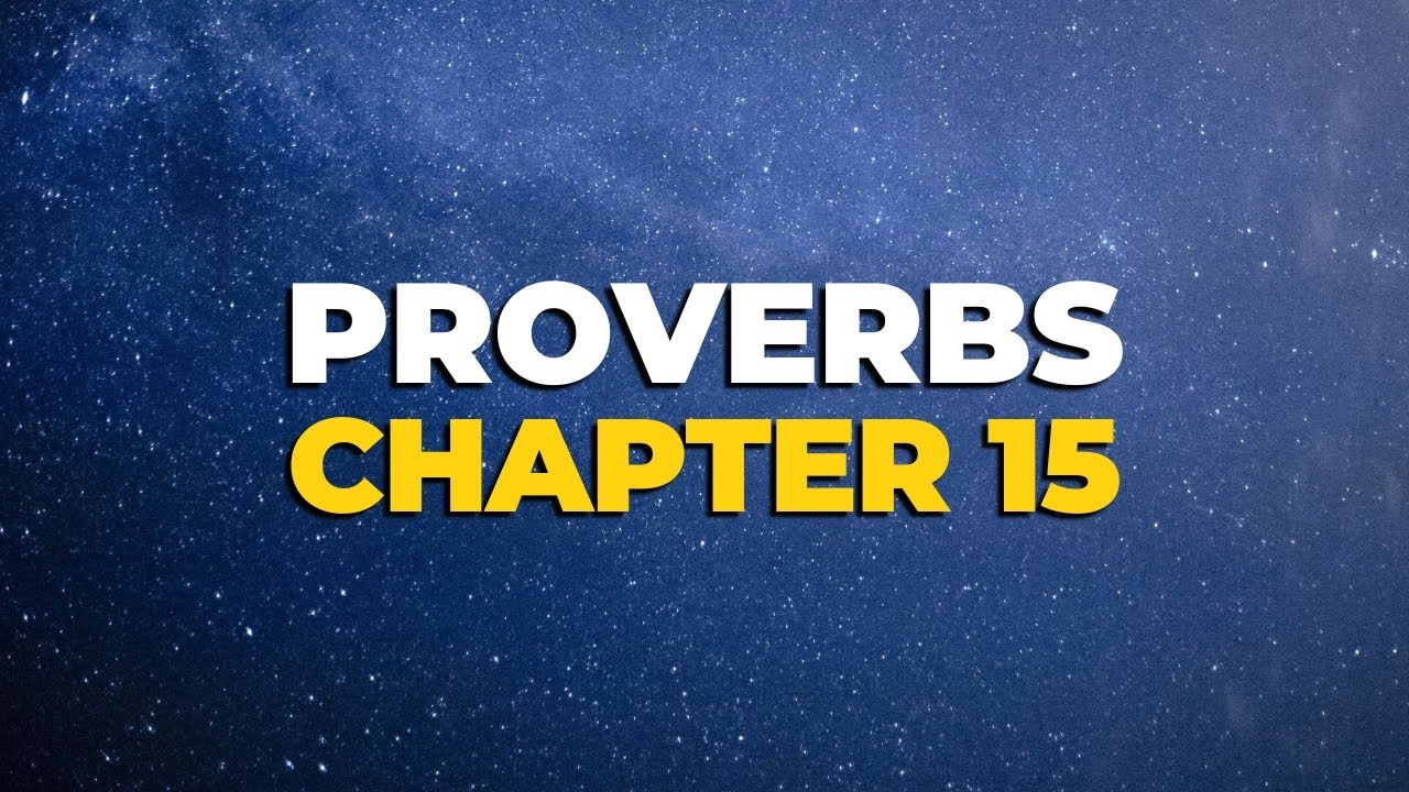 Proverbs Chapter 15 | Audio + Summary | 31-Part Series