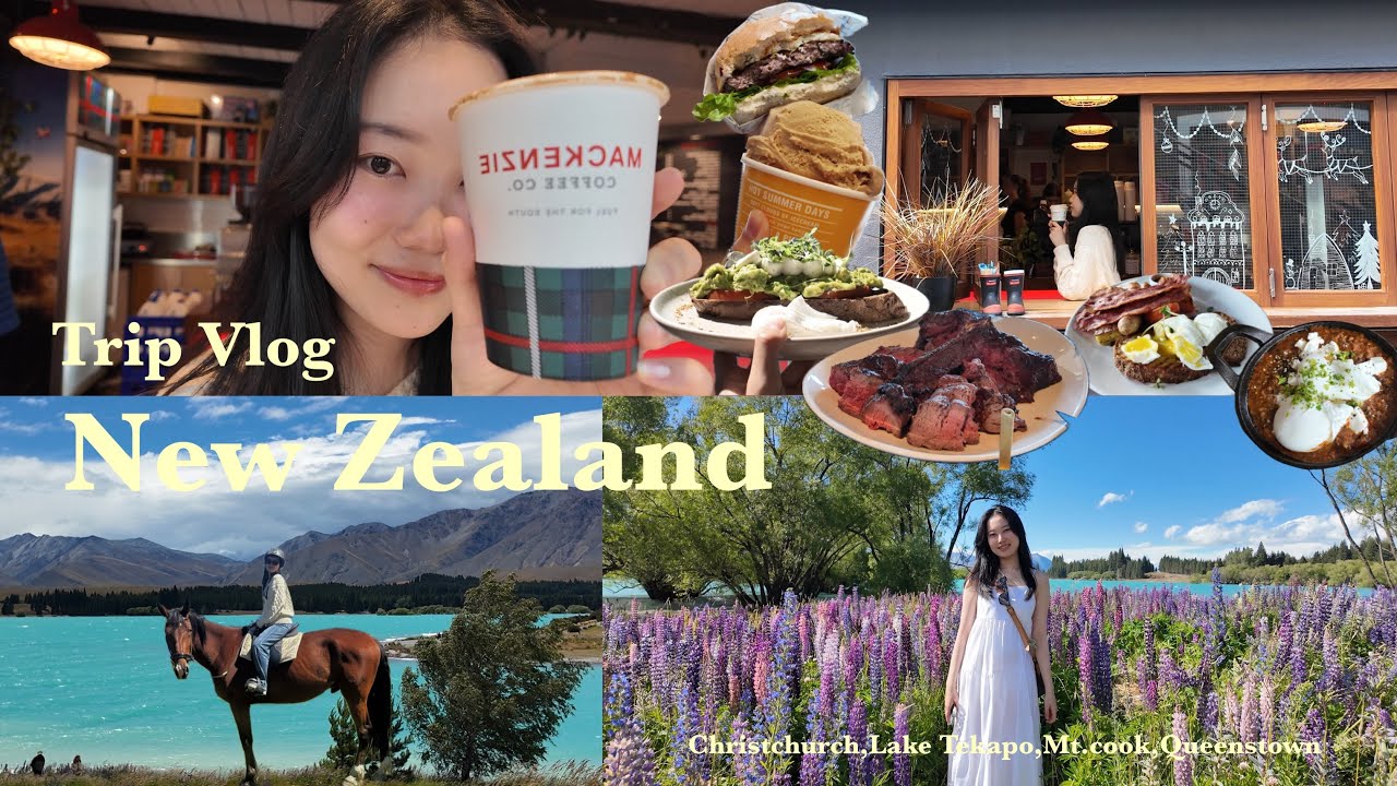 [旅行VLOG] ニュージーランドの旅 🇳🇿 食べたものと見たもの #自然 #旅行 #ニュージーランド #女子旅