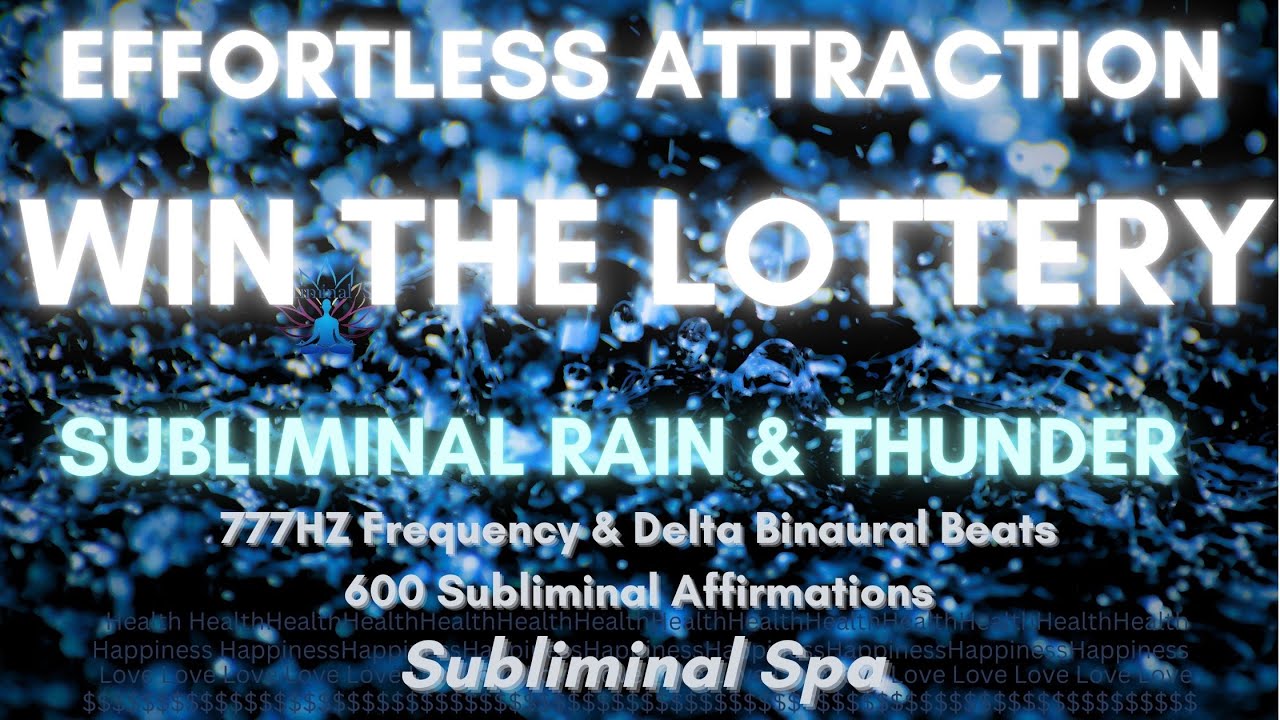 Lottery Winner Mindset Activated | 600 Affirmations + 777 Hz Solfeggio Frequency