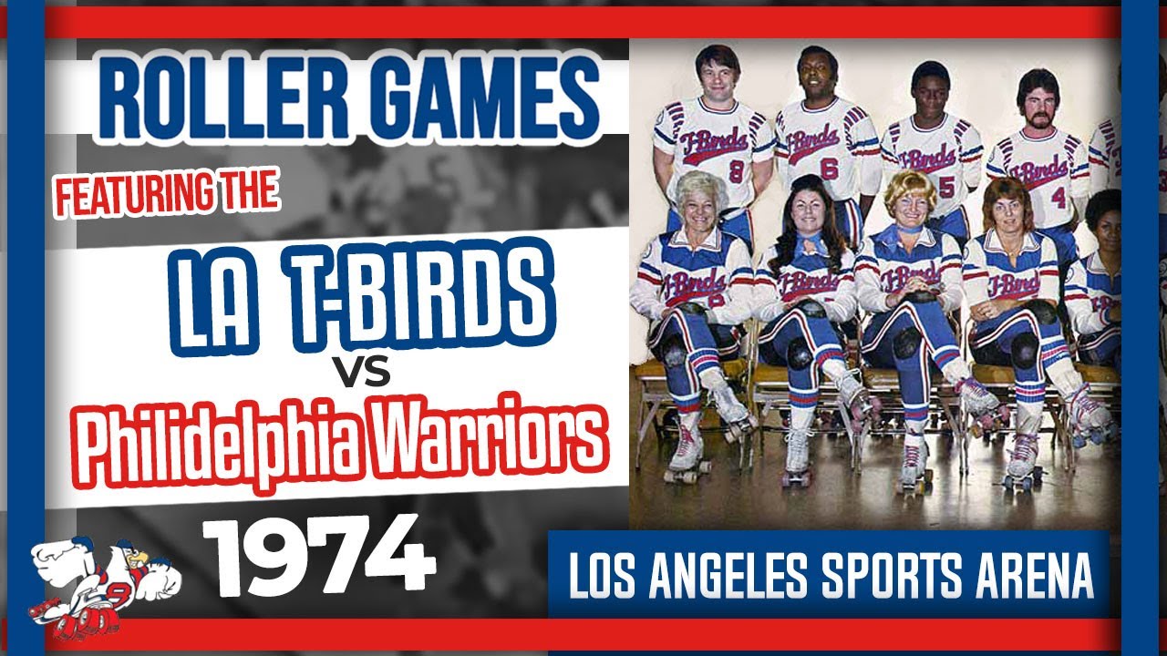 1974 Roller Games: L.A. T-Birds против Philadelphia Warriors (с Диком Лейном)