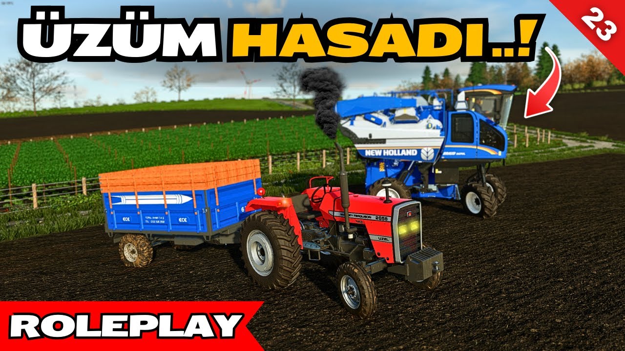 BU MAKİNANIN SAATİ 50.000 TL ÜZÜM HASADI | FS 22 GERÇEK HAYAT | MEDRP SİVAS | S2 B23