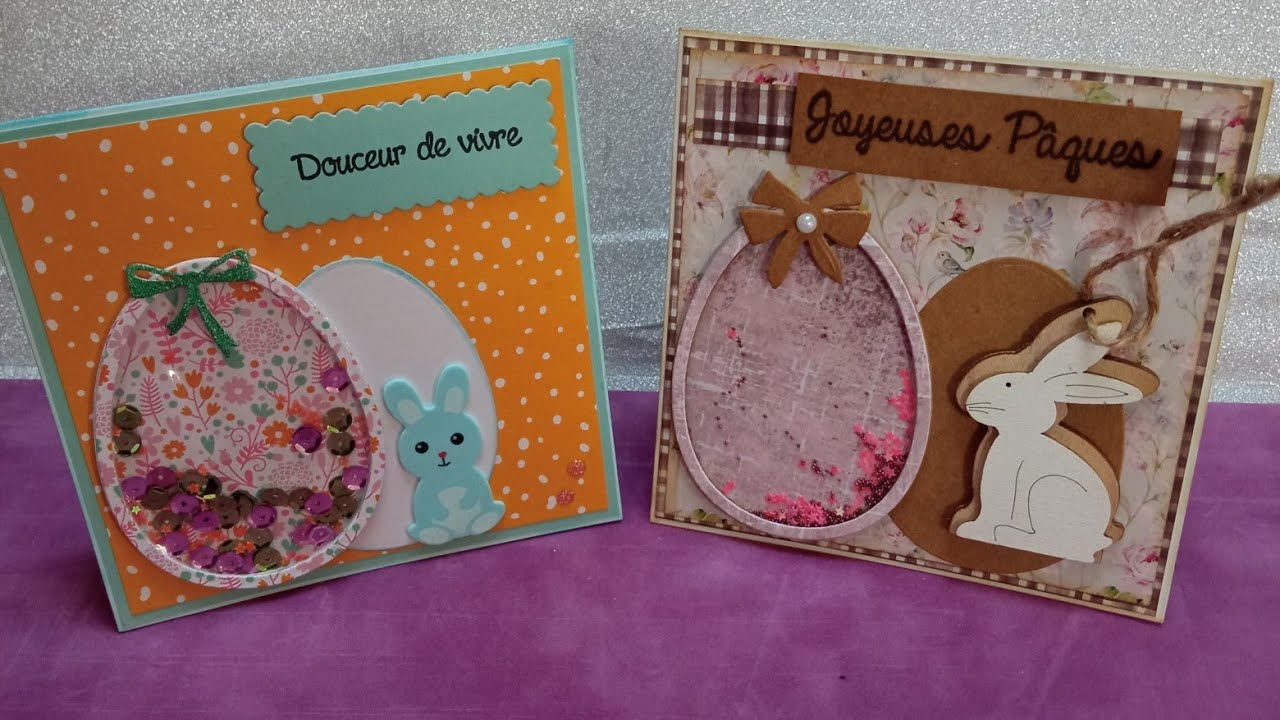 tuto carte de Pâques avec dies Action