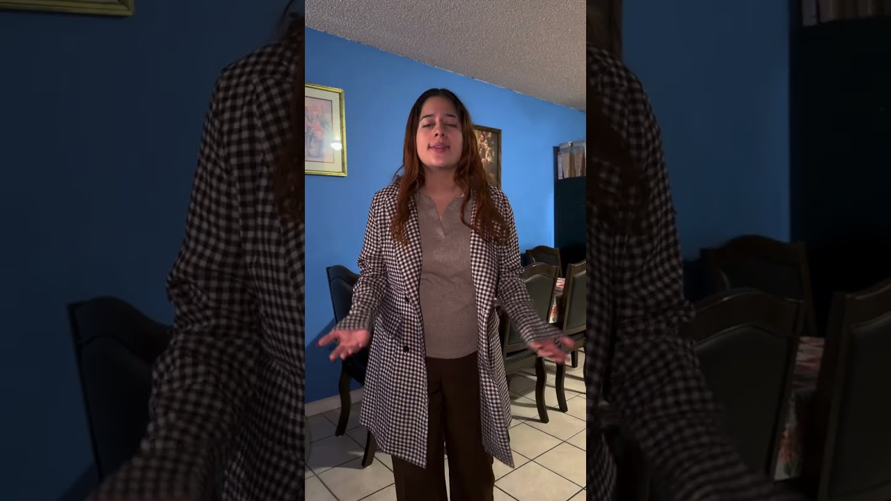 Tuve que poner a mi mamá en su lugar. 