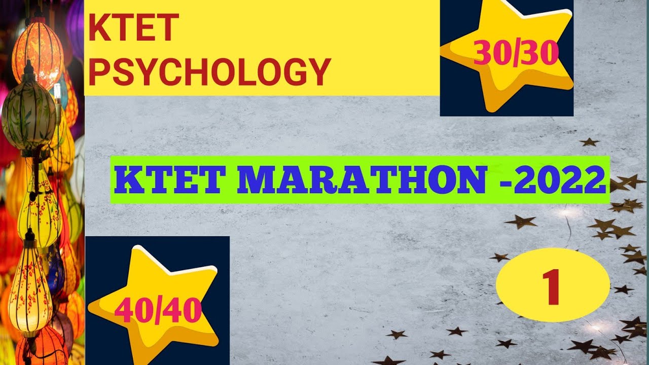 #KTET PSYCHOLOGY MARATHON --1#Application Level Questions#Sana'S Edu Tips